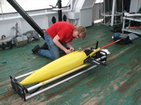 Chris with Orca on B. O. Mytilus